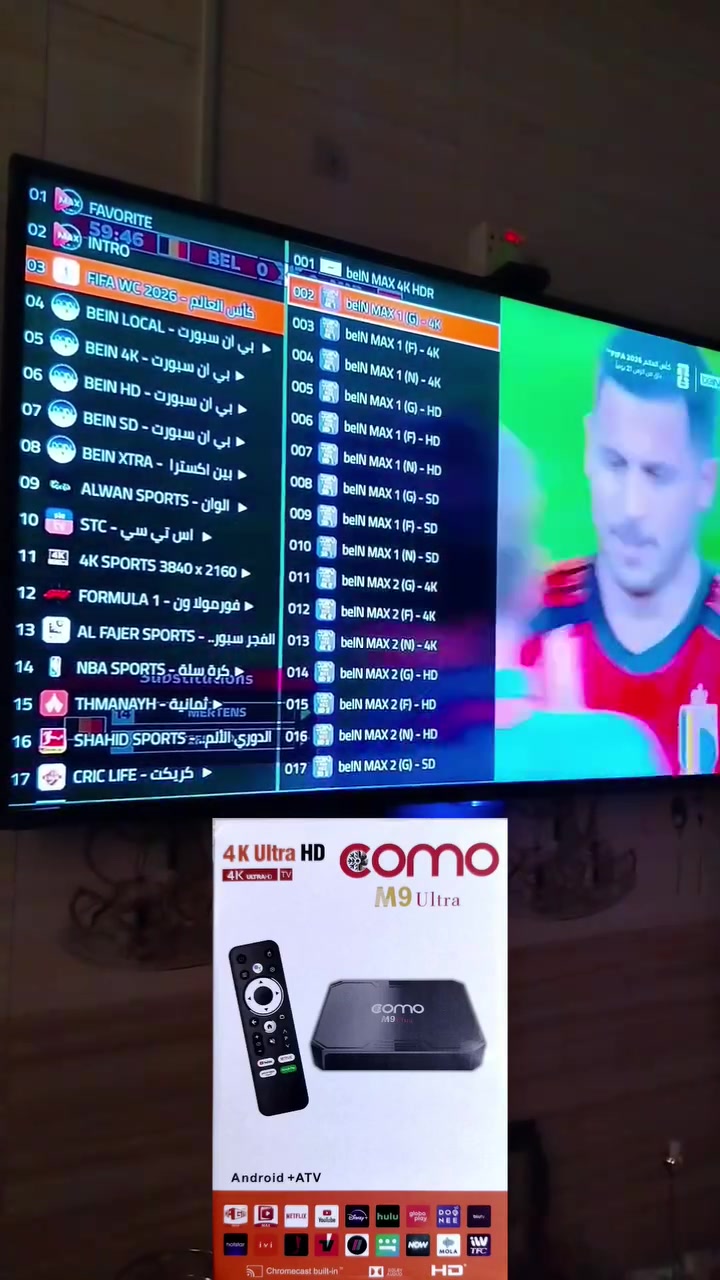TV BOX
ستلايت يعمل بالانترنت بدون صحن

شاهد قنوات الرياضة ⚽ 
شاهد كل الدوريات العالمية ⚽
القنوات العراقية والعربية والعالمية

السعر 55 الف
مفعل سنة تطبيق #MAX اشتراك القنوات
اكثر من 13 الف قناة

اليوم تكدر تشاهد جميع قنوات العالم
و ⚽ المباريات ⚽
🎁عرض لفترة محدودة بسعر البلاش🎁
ستلايت بدون صحن يعمل بالانترنت
حول اي شاشة عادية الى ذكية
جهاز ال TV BOX
من خلاله تشاهد كل قنوات العالم وبدون صحن

يشغل اليوتيوب وجميع تطبيقات الاندرويد

السعر 55 الف مفعل سنة اشتراك القنوات
اصدار اندرويد 14
ذاكره  2-16
واي فاي داخلي 

للحجز راسلنا ماسنجر
واتساب *********** 

 #العراق #البصرة #اكسبلور #بصراوي25 #بغداد #الناصرية #ترند_العراق
