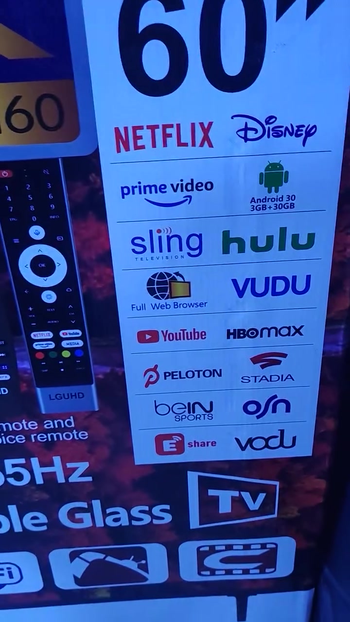 نوع LG UHD
ضد الكسر
الشاشه ناطقه جميع البرامج شغاله
بيه برنامج يشغل جميع مباريات بين سبورت قنوات ولافلم ولمسلسلات المدبلجه
4K
يوتيوب كلش سريع  تحكم كلش سلس 
الشاشه جديد لوك بلجيس
ضمان
سعره 350
مكاني بغداد مدينه الصدر
*********** هاتف واتساب
