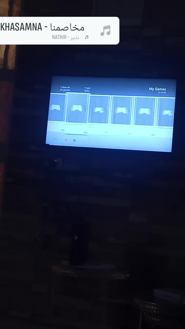 سلام عليكم اكس بوكس 360 نضيف نضيف ويه 2جوستك بلادي بيه 67لعبه بلادي اصلي حلو جهاز مهكر فول سعر 100بي مجال ***********
