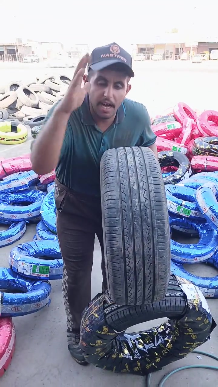 تريد تشتري راحه بالك تريد تخلص من صوت التاير العالي تريد تاير أمان وضمان عام كامل تعال يمي اخذ ناسترك ضمان عام  العنوان بغداد حي النصر قرب المعارض مجمع ابو خنجر بس يمنه أمان وضمان  شد وكصب وبلنص وغسل السياره وصبغ وياله وعطور وكلنس ورقيات ومعطر وتبديل فلتر تبريد تبديل كلاص بنزين تبديل فلتر شوته خاولي وصله بازه لايلون كشنات زاهي قوطيه دهن بريك ماركه امريكي بطل مي اخضر كل هاي العروض مجانا بس يم ابو خنجر العنوان بغداد حي النصر قرب معارض حي النصر مجاور معرض العكيلي  للتواصل ***********
