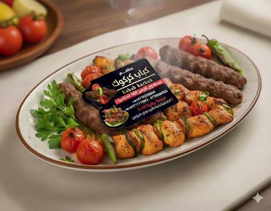 كباب كركوك
راغبة خاتون
قرب تجهيزات المؤتمن الغذائية
وقرب افران المنصور الحديثة

***********

***********

***********
