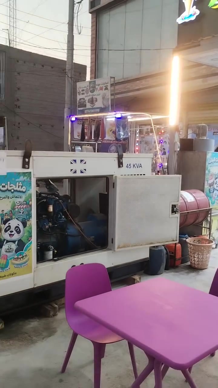 السلام عليكم..مثلجات الباندا 🐼 
محل للبيع للبيع بسبب عدم التفرغ للمحل.. جاهز من كولشي مكاين درجة أولى مولد بيركنز كاتم ظمان والمحل كما موظح بالصور سبالت ٢طن عدد ٢
مجمدات خزن عدد ٣ مكاين سوفت عدد ٢
مكاين ازبري عدد ٢ محل جاهز مجهز.. التفاصيل مع صاحب الرقم ***********.. بهاء الملكي
