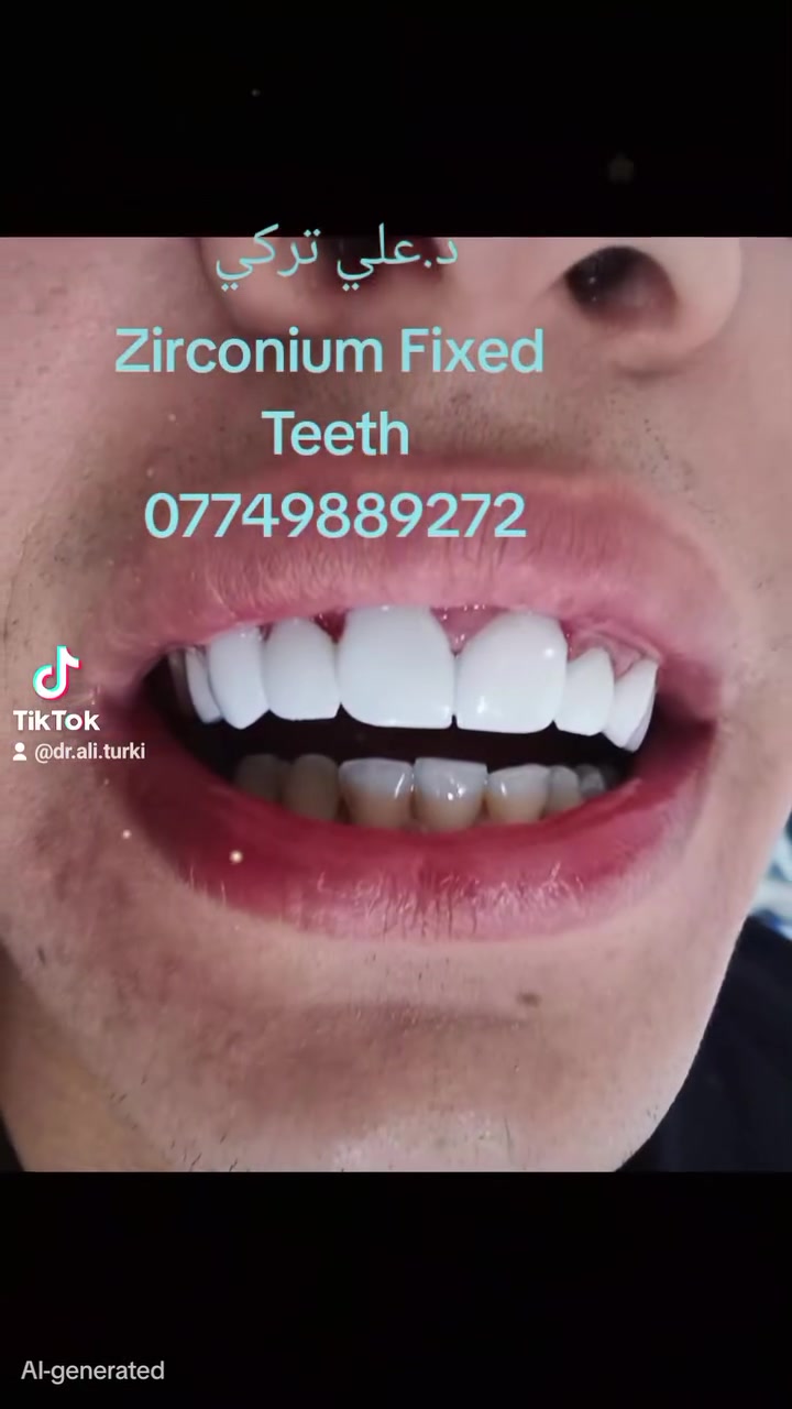 السلام عليكم 
اسنان ثابتة زاركون
Zerconium Fixed Bridge
د.علي تركي عبادي 💯 
عيادة لارين لطب وتجميل الاسنان / د.علي تركي 
العنوان بغداد حي النصر نهاية شارع السوق مقابل عماد للموبايل 
لاحجز والاستفسار
***********
