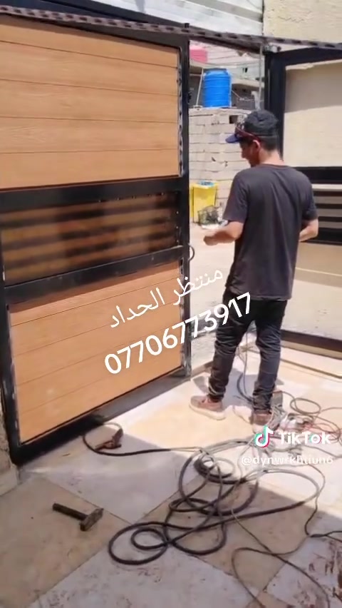 🔨 حدادة التميمي | البصرة
🚪 تصنيع وتركيب الأبواب
🪟 شبابيك وحديد حماية
🏠 سقائف ومظلات
🎠 مراجيح وتصاميم حسب الطلب
✨ شغل متين • دقة • جودة
📞 للطلب والاستفسار: ***********
