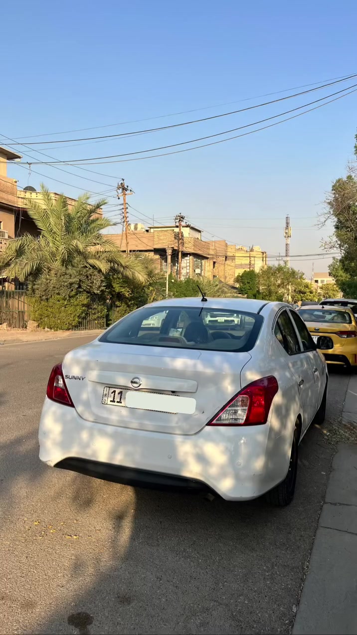 * نيسان سني هندي 2019 للبيع
* محرك وكير وكهربائيات كله مكفول 
* تبريد ثلج 
* بدون صبغ بدون تبديل بيهه بارد بسيط بالجاملغ فقط
* سنويه وهزة جديدة
* حدادية وتاير ودسكات كله جديد
* مدوشمة كشنات جديدة والارضية جلد
* السيارة جاهزة بدون اي نقص لا كهرباء ولا ميكانيك
* السيارة رقمها بغداد باسمي تحويل مباشر
* السعر 106 وبيهه مجال بسيط

*********** واتساب
