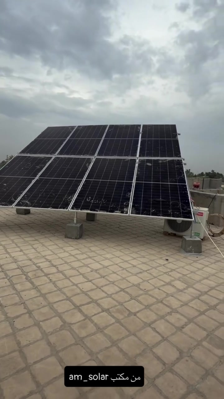 طاقة شمسية • ألواح LONGi Hi-MO X10 • انفيرتر Deye 6.6kW