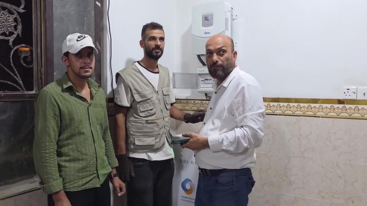 في منطقة الكمالية في منزل الشيخ ابوستار الزركاني تم تنصيب المنظومة بنجاح للاتصال ***********
