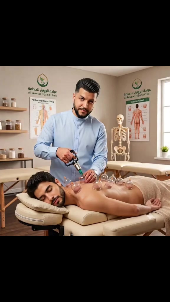#بعض أعمالنا في العيادة 🩸🔥🇮🇶🩹
#عيادة_الرونق_للحجامة*********** 

١. #حجامة الوقاية العامة الشاملة 
٢.#حجامة لعلاج الألم الرأس والرقبة والسمع والنطق
٣.#حجامة لعلاج الألم القدم والساق والكعب والركبة
٤.#حجامة لعلاج القالون والمعدة والامعاء 
٥.#حجامة لعلاج الضعف الجسدي 
٦.#حجامة لعلاج الجلطة الدماغية الشلل النصفي
٧.#حجامة لعلاج الانزلاق والسوفان 
٨.#حجامة الرياضية لأهل كرة القدم 
٩.#حجامة لعلاج القصبات واجيوب الأنفية 
١٠.#حجامة لعلاج الألم اسفل الظهر 
١١.#حجامة لعلاج خدر الاقدام والساقين 
١٢. #حجامة أماكن عملها الرسول عليه الصلاة والسلام

#ملاحظة الأدوات تستخدم مره واحده فقط 

‏‎#قال النبي ﷺ : "إنَّ أَفْضَلَ ما تَدَاوَيْتُمْ به الحِجَامَةُ، أَوْ هو مِن أَمْثَلِ دَوَائِكُمْ".
 
#متواجدين طوال ايام الاسبوع  صباحا ومساءا  ..
#العنوان المقدادية حي العصري قرب المذخر  مساءا
#الفرع الثاني المقدادية الهارونية مجاور المحطة صباحا 

#اي استفسار *********** حياكم الله 🌹
