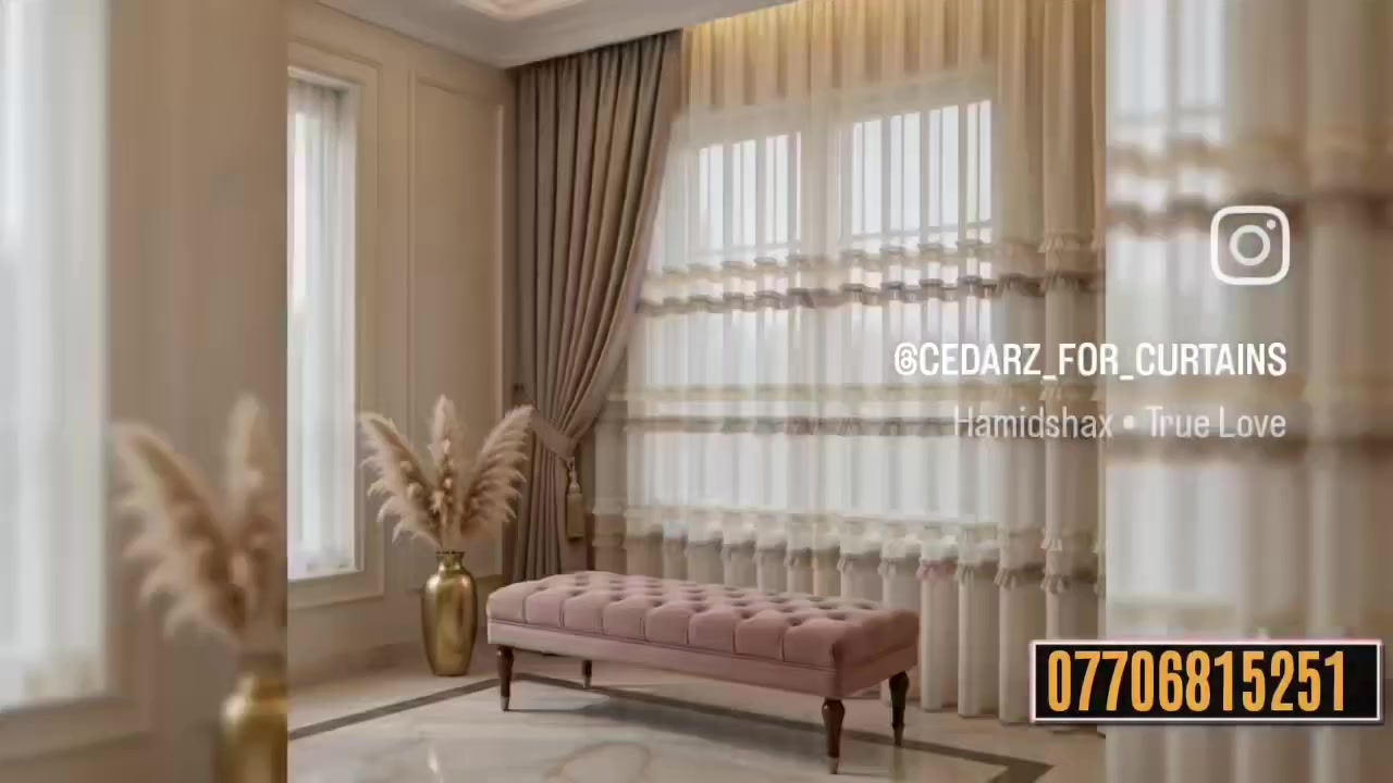 #سيدارز_للستائر
#ديكورات_راقيه
#تصميم_داخلي
#كراده_داخل_ارخيته
☎️ ***********
