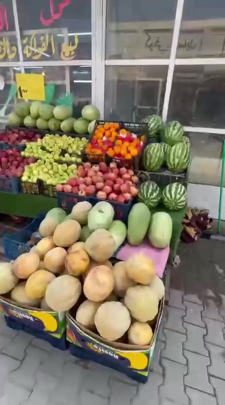 خضار وفواكه • نظيف • شارع المستشفى