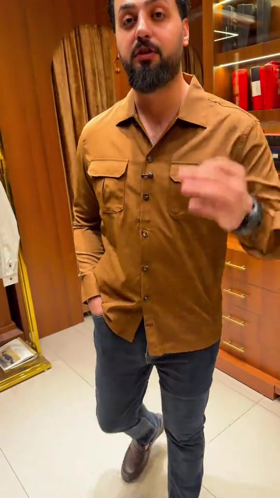 قميص جينز • ستايل رجالي • بلاك دير