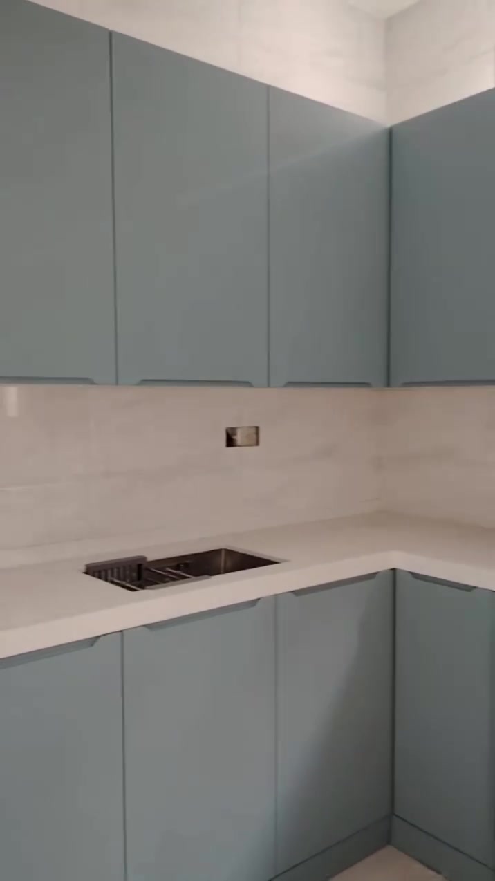 مطابخ HDF تركي • مقاومة رطوبة • تصميم مجاني