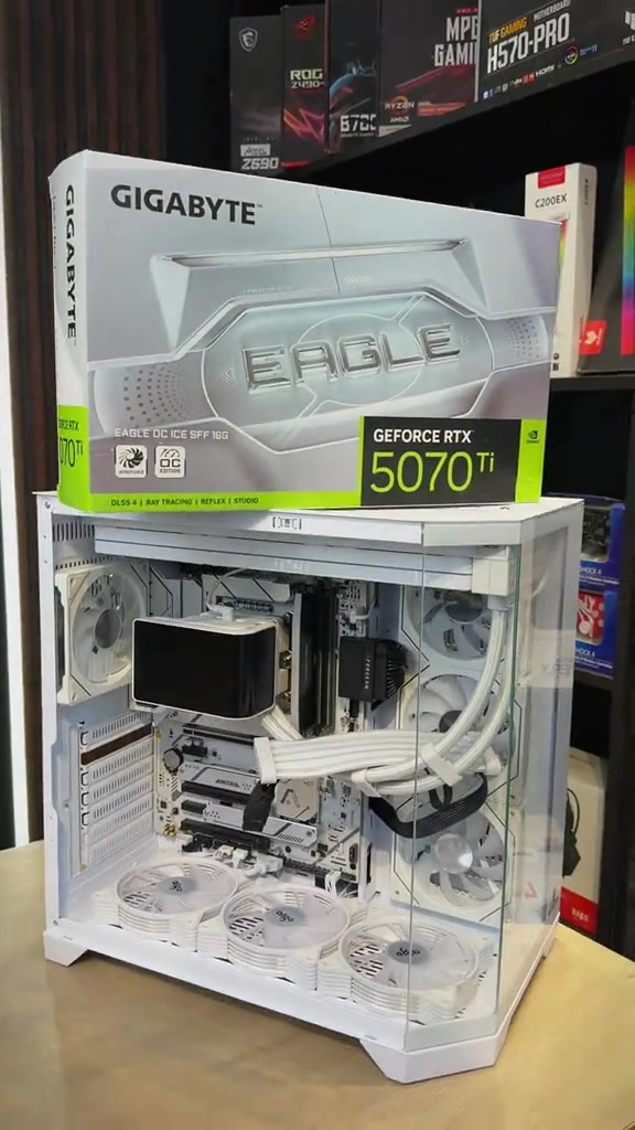 🔥 تجميعة حسب الطلب لزبونة مميزة 🔥 🎮 GPU: RTX 5070 Ti 16GB GIGABYTE AERO 3 FAN 🧠 CPU: Intel Core i7-14700KF ⚡ RAM: 32GB DDR5 6000MHz CORSAIR 💾 STORAGE: M.2 NVMe 2TB 🧩 M.B: ASUS Z790 AYW WIFI ❄️ COOLER: Liquid OLED Digital 360mm 🔌 PSU: 850W 80+ GOLD 🖥️ CASE: AsiaHorse Full Tower + 7 RGB Fans 💎 تجميعة حسب الطلب — أداء قوي وشكل فخم بكل التفاصيل. 📦 توصيل لجميع محافظات العراق 🇮🇶 🚚 تجهيز وفحص قبل التسليم 📞 للطلب والاستفسار: [***********] #MortalStore #PCGaming #GamingPC #RTX5070Ti #i714700KF         
