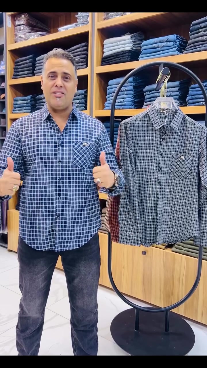 قميص كاروهات • خامة عالي الجودة • مقاسات M-4XL