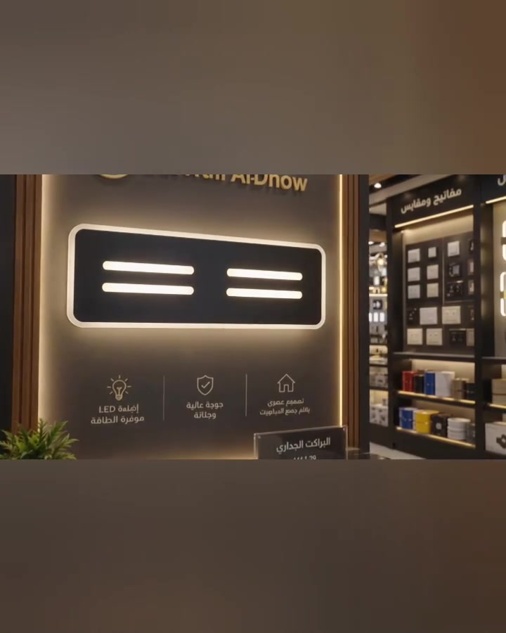براكيت جداري • مودرن • إنارة ثلاثية