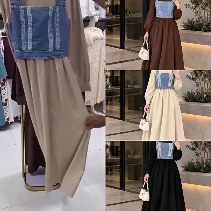 فستان قطعتين • جينز • مجمع الامير