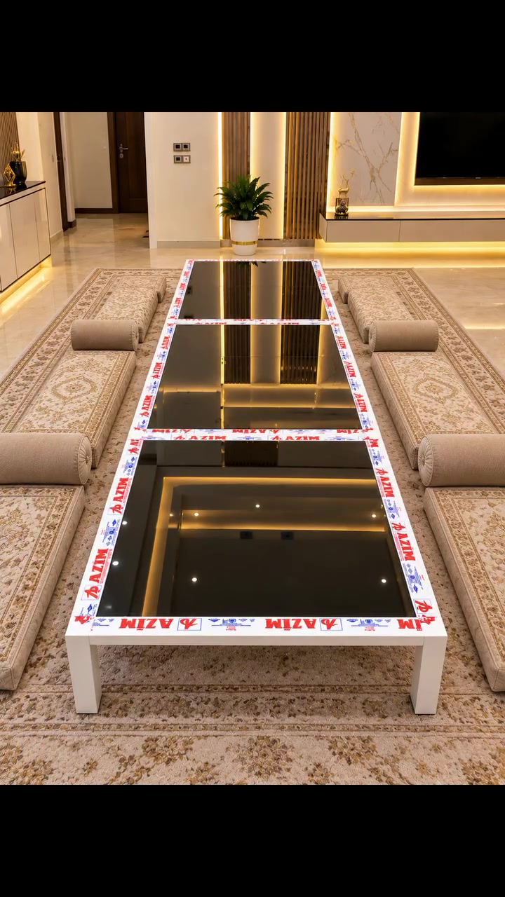 🔥 ميز طعام أرضي (جلسة عربية) 🔥
من تصميم وتنفيذ معمل الرزان للكونترات والمطابخ الألمنيوم 🤍
ميز أنيق يجمع بين الفخامة والعملية، مصمم خصيصًا للجلسات العربية ويعطي السفرة شكلًا راقيًا ومميزًا ✨
🖤 سطح جام أسود لامع 6 ملم بتصميم أنيق
💡 إضاءة تضيف لمسة فخامة
🤍 إطار المنيوم تركي أبيض وتشطيب راقٍ
🍽️ مناسب للجلسات العربية والضيافة
📐 تنفيذ حسب القياس والطلب
💥 السعر حسب القياس ونوع المواد
🚚 توصيل لجميع المحافظات
معمل الرزان للكونترات والمطابخ الألمنيوم
الرزان... شغل رزين والضمان لسنين 🤍
📍 العنوان: كركوك
📞 للطلب والاستفسار: ***********
#معمل_الرزان #ميز_طعام #ميز_طعام_أرضي #جلسة_عربية #ميز_جلسة_عربية #ألمنيوم #ديكور #مجالس_عربية #كركوك #توصيل_لجميع_المحافظات
