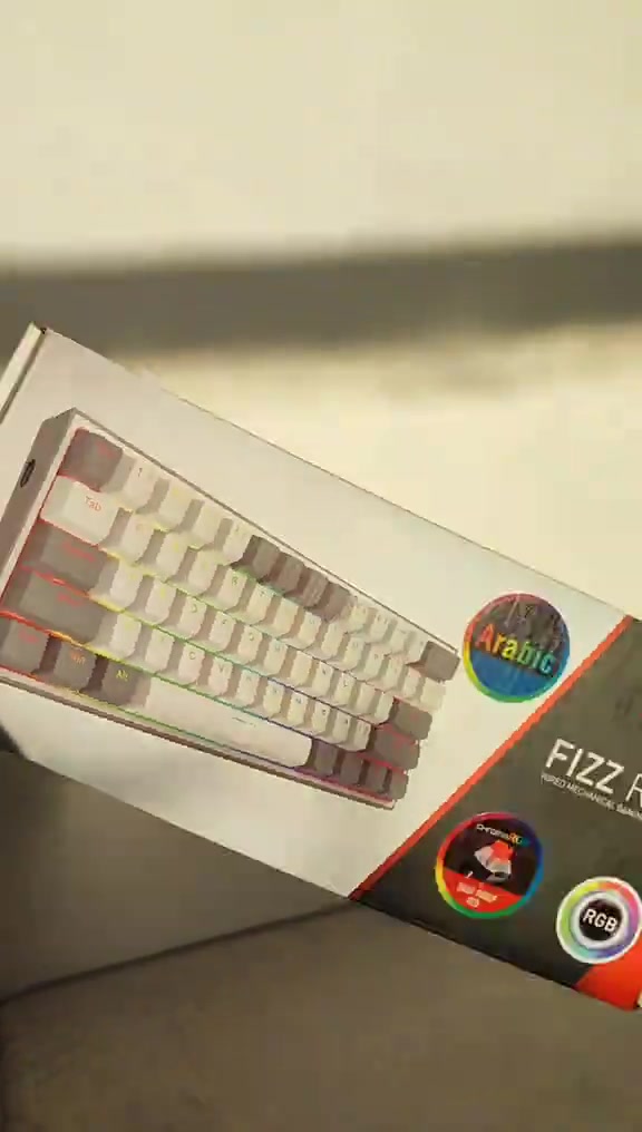 كيبورد الألعاب الميكانيكي Redragon K617 Fizz RGB 🎮 للحجز واتساب 🧩*********** (نسخة مدعومة بالحروف العربية 🇸🇦/🇬🇧) ​✨ أبرز المميزات: ​حجم مدمج 60%: يوفر مساحة كبيرة لحركة الماوس ومثالي للألعاب🎀 ​سويتشات ميكانيكية حمراء (Red Switches): استجابة فائقة السرعة مع صوت هادئ ومريح للطباعة واللعب👾 ​إضاءة RGB Chroma: أنماط إضاءة متعددة وألوان مبهجة قابلة للتعديل. ​خاصية Hot-Swap: إمكانية تغيير المفاتيح بسهولة✳️ ​💡 الخيار الأفضل للالعاب وصناع المحتوى يجمع بين الأداء القوي والسعر المنافس! . يتوفر توصيل لجميع محافظات العراق 🇮🇶  #العاب #كيبورد #كيبوردات #العراق #الكترونيات 
