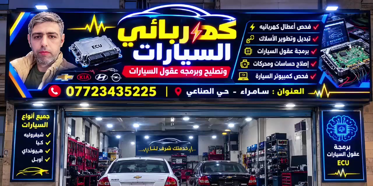 سامراء • حي الصناعي • خدمات سيارات