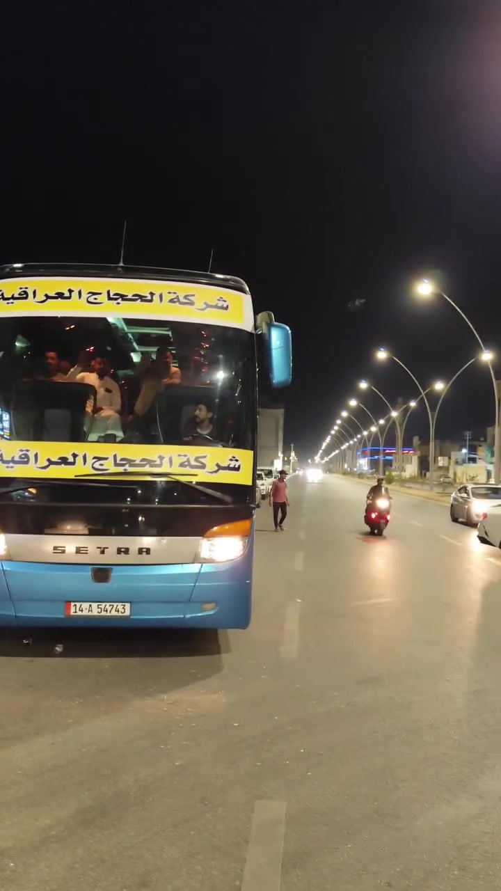 على بركة الله انطلقت قافلة شركة الحجاج العراقية لعمرة شهر صفر 1448هـ متوجهة الى مدينة رسول الله صلى الله عليه وسلم بعد اتمام جميع اجراءات السفر لله الحمد. القافلة بادارة الحاج عماد عبود الخاطر نسأله تعالى لهم التيسير والقبول والحمد لله على تمام نعمته. 
⭐مقاعد محدودة جدا لرحلة 8/10 ولا زلنا مستمرين بالحجز لرحلات ربيع الاول عمرة المولد النبوي. 
للحجز🚶‍♀️شركة الحجاج العراقية للحج والعمرة / رمادي شارع النخيل مقابل مديرية الموارد المائية.. 📲 ***********
