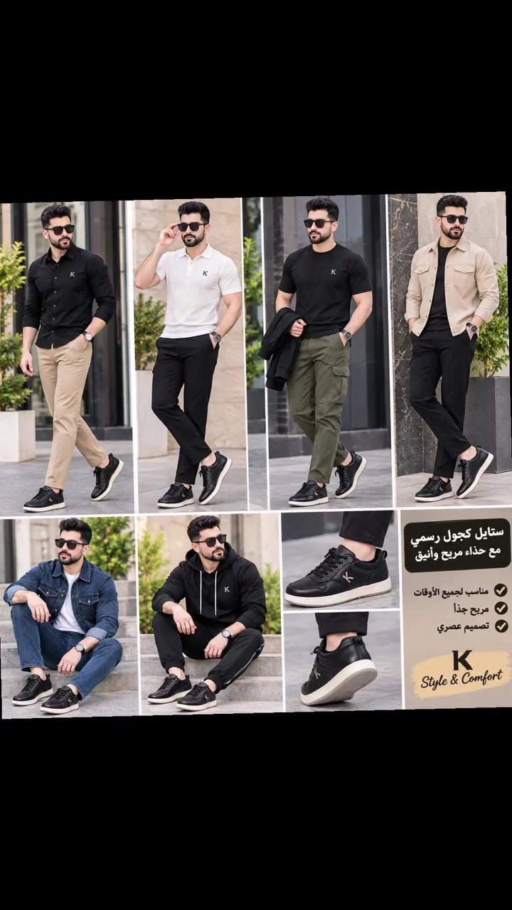 ستايل كجول • حذاء مريح • تصميم عصري