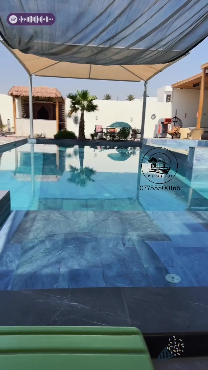 🌿✨ راحة بالك وية مزرعة ريف وهدوء ✨🌿

إذا تبحث عن مكان يجمع بين الراحة والأجواء الجميلة والجلسات المميزة داخل ريف وهدوء مكانك المناسب. 🌴

✅ جلسات عائلية مريحة
✅ مساحات خضراء واسعة
✅ مسبح
✅️ ملعب كرة قدم
✅️ العاب اطفال
✅ منطقة للشواء
✅ بلياردو وألعاب ترفيهية

اصنع أجمل الذكريات مع العائلة والاهل والأقارب 

العنوان؛ حي الجهاد المكاسب قرية المراسمة
قرب مطار بغداد 

للحجز والاستفسار الاتصال على 

***********
