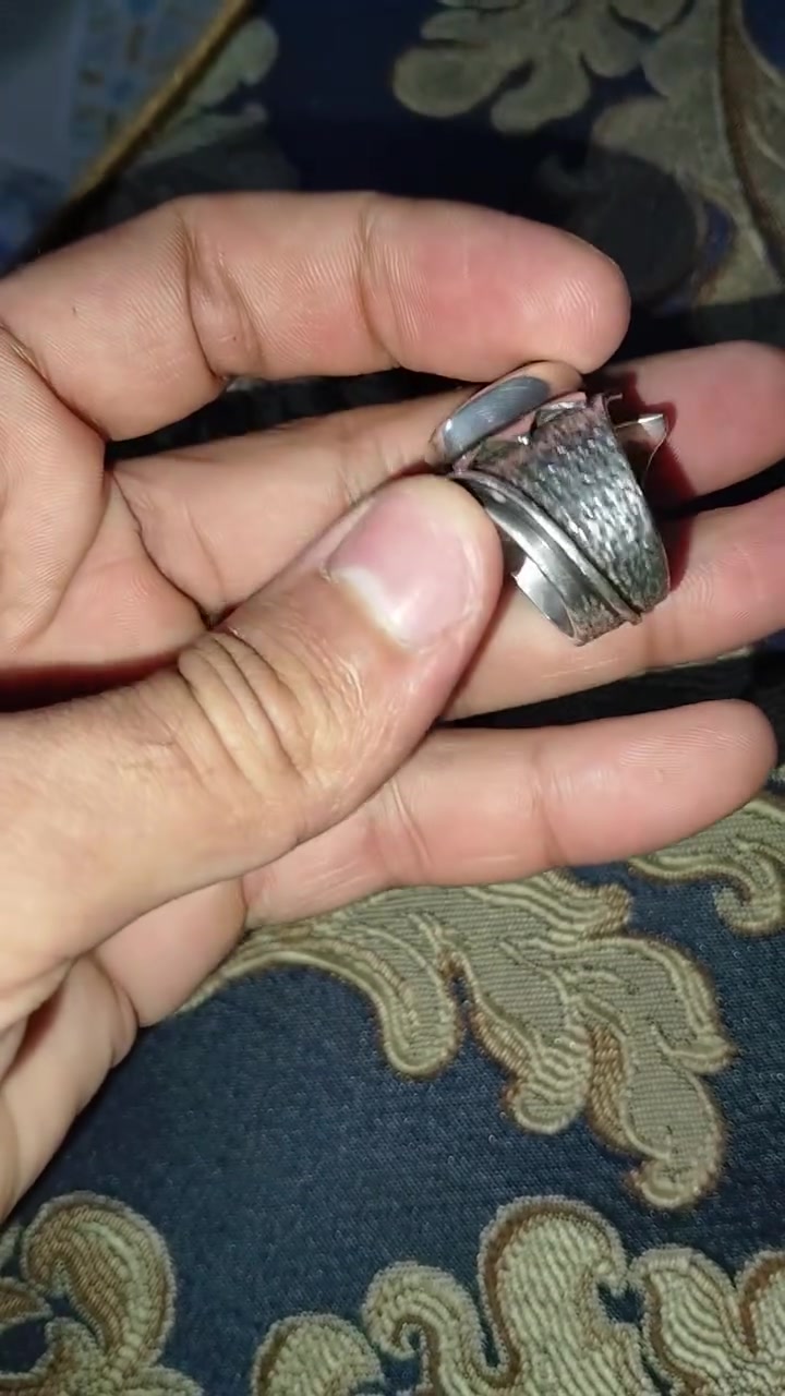 عقيق ناري مكسيكي • فضة • كربلاء