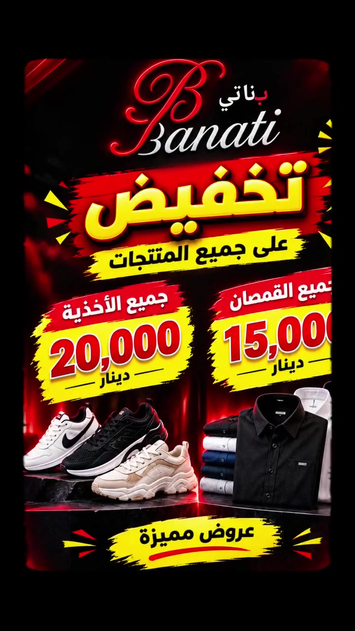 تخفيضات نهاية الموسم • أحذية • قمصان