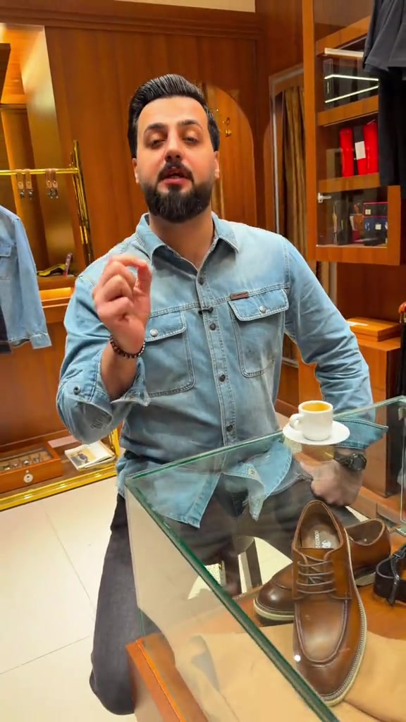 قميص جينز • ستايل رجالي • بغداد الكفاح