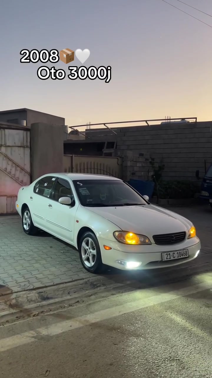 نیسان ماگزیما
مودیل ٢٠٠٨ 
مەکینە گەورە ٣٠٠٠
رەقم سلیمانیە جدید 
بی ٥ قتعە سبوغ بدون داخل بدون ئیرباگ 
گیر ئوتوماتیک 
بل پاکیت 
ماشیە ٣٦٠ کلومتەر 
سعرە ٦٨ بی مجال قلیل 
مکان کرکوک 
***********
