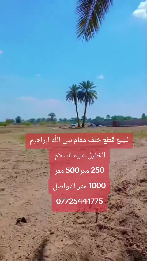 بسم الله الرحمن الرحيم 
تتوفر  وقطع  #سكنيه مختلفه #للبيع #زراعي تحويل بسم المشتري 
التعامل مع صاحب الارض مباشر
 تصلح مزارع او سكن  بأسعار مناسبه الموقع في #محافظة #بابل #الحله #سند25 #تحويل بأسم المشتري مباشر 
#توجد #قطع #مساحه #مختلفه @#للبيع #في #بابل 
@#يوجددوانم_للبيع
@#يوجدنص_دونم 
@#يوجدمساحه1000_متر 
@#يوجدمساحه750_متر
@#يوجدالمساحه500_متر
@#يوجد_المساحه250_متر 
#ويوجد #دوانم #تصلح #مزارع  و #سكن #طريق حله نجف نزله الامام بكر  ابن علي عليه السلام اوتنزل الى مقام نبي الله ابراهيم الخليل خلف المقام  خلف المقام بواحد كيلو #السعر  اوباقي التفاصيل على  الخاص  اوالاتصال 
  ***********  اتصال 
***********  واتساب
#الجميع_عام_ارض_زراعي_للبيع
#الجميع_عام_اراضي_زراعي_للبيع_حله_بابل_دوانم_للبيع_الج #مزارع #دوانم#بابل_حله #زراعي#@الجميع@المتابعين@الاصدقاء
@إشارة
