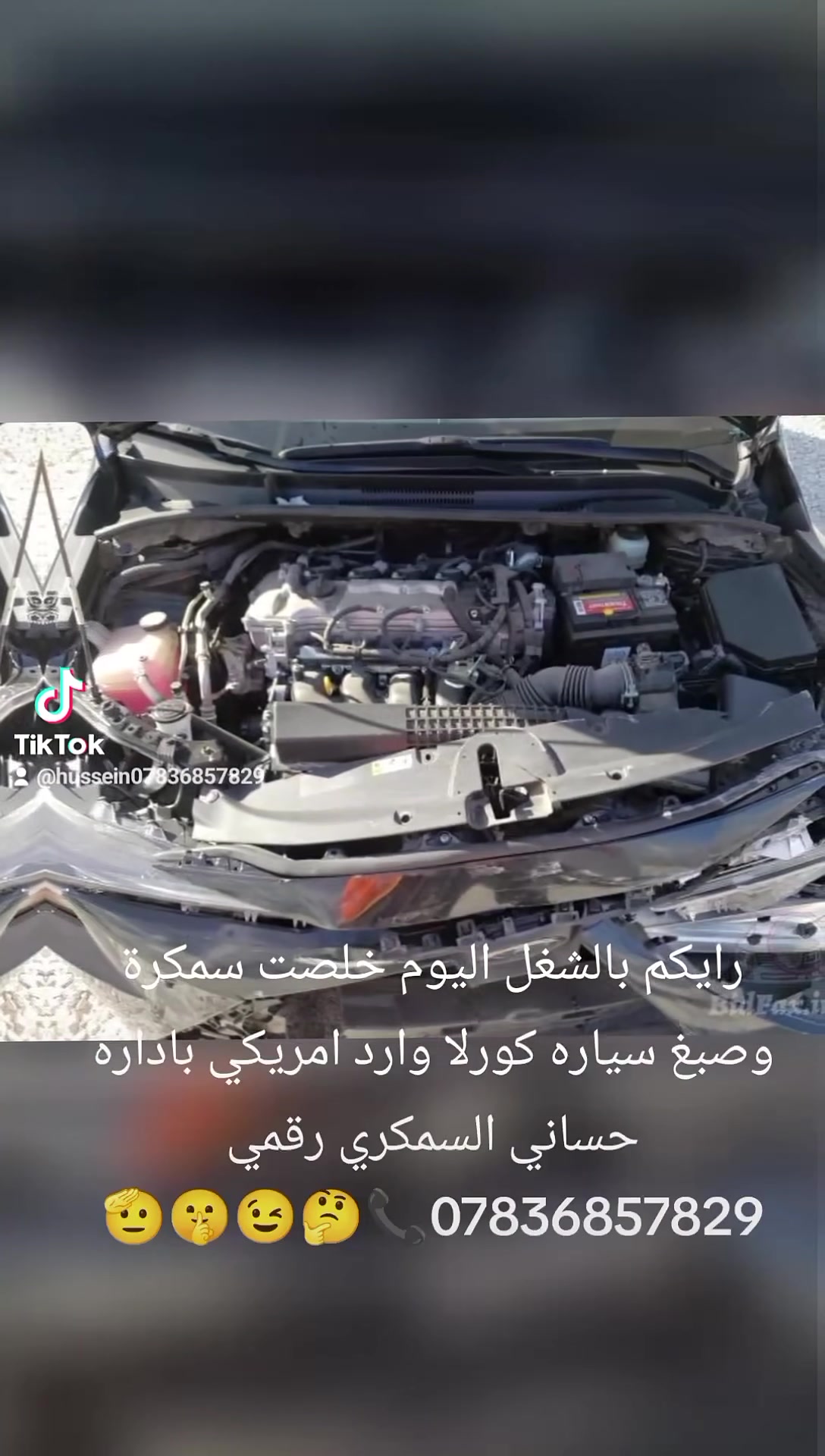 حساني الشمري لسمكرة السيارات الحديثة رقمي ***********📞
جزء من عملنا 

سياره كورلا قبل و بعد شغل درجه اولى بإداره حساني السمكري 

اختصاصنا تعديل على البارد 

بإداره حساني السمكري 

رقمي *********** 📞📞

متواجدين ماسنجر واتساب فايبر 

العنوان العلاوي كراج ابو غريب فرع الجام مقابل مستشفى الكرامه بغداد شارع 6 🔨🔨🛠️🛠️⚒️⚒️🤔😉🤫🫡

نص مكتوب في الصور:
- bidfax.info