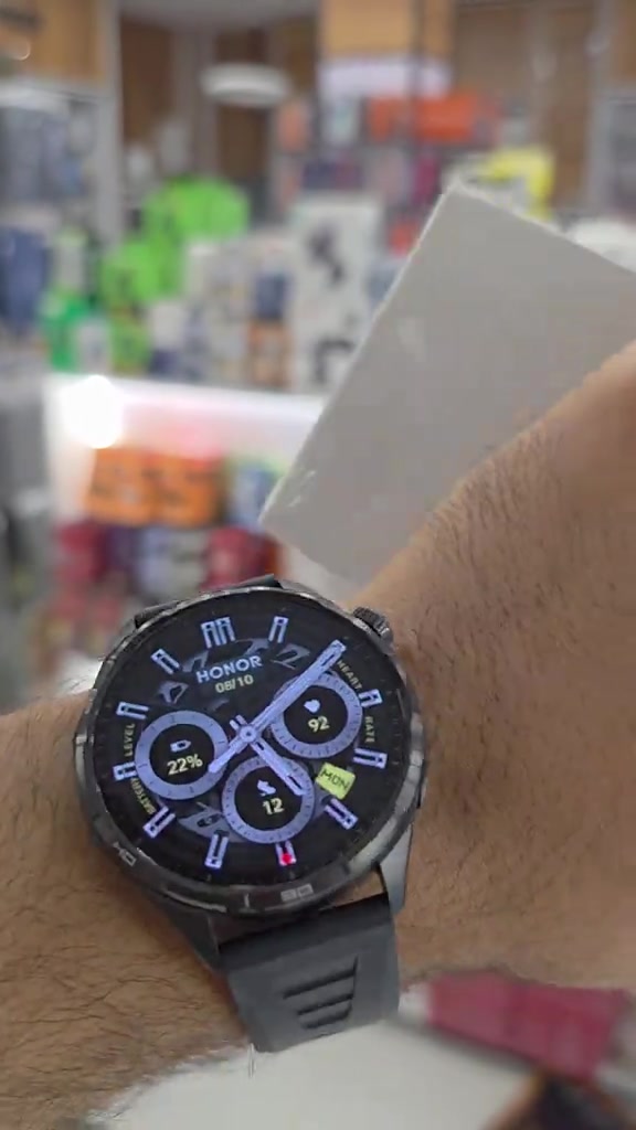 الساعة الجديدة من هونر  Honor watch 6 أبرز مواصفات الساعة ⌚️  - 3000 سطوع AMOLED 1.46 شاشة - مراقبة القلب - SpO2 - النوم - تقييم مخاطر ضغط الدم - 120 وضع رياضي - مقاومة الماء 5ATM-IP69 - اشعارات & مكالمات - اقتران بجهازین - دعم GPS  - اندروید & ايفون - البطارية : 80mAh س - 17 يوم استخدام طبيعي - 35 يوم استخدام خفيف. سعرها 245000 ✅️ متوفر توصيل لكل المحافظات ✈️  ***********
