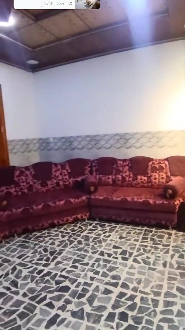 ديوان ٣قطع • خشب عراقي • مثل الصوره