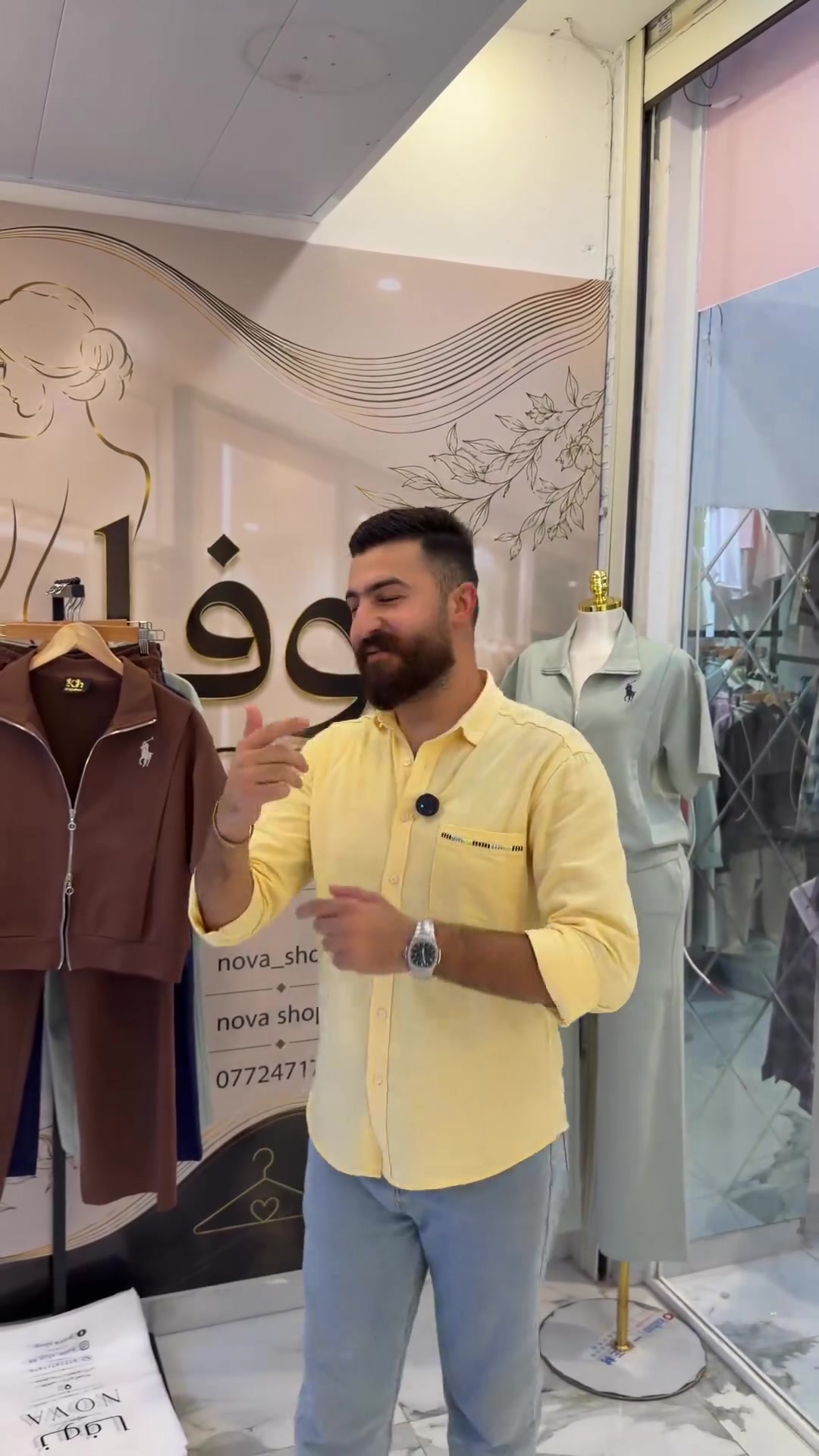 العنوان /خانقين-شارع المزرعه-مجمع روتانا بالطابق الاول

✨ وصل حديثاً ✨

🔥 تراك فول ماستر من ماركة بولو 🔥

✔️ خامة راقية ومريحة
✔️ تصميم أنيق يناسب الطلعات والاستخدام اليومي
✔️ متوفر بالقياسات:
‏M | L | XL | XXL

📩 راسلنا للحجز والاستفسار، والكمية محدودة. 
(***********)
