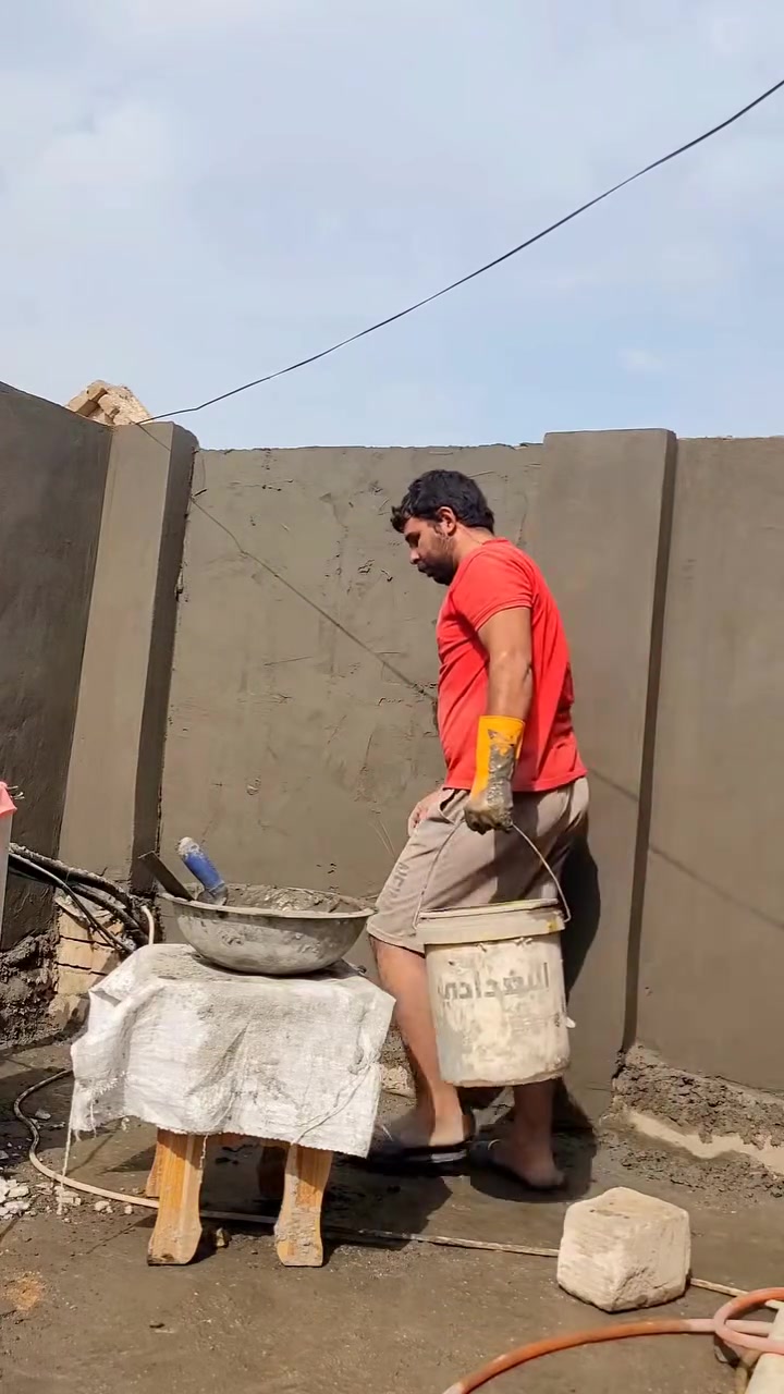 لبخ • اسمنت وجص • شغل كدام العين