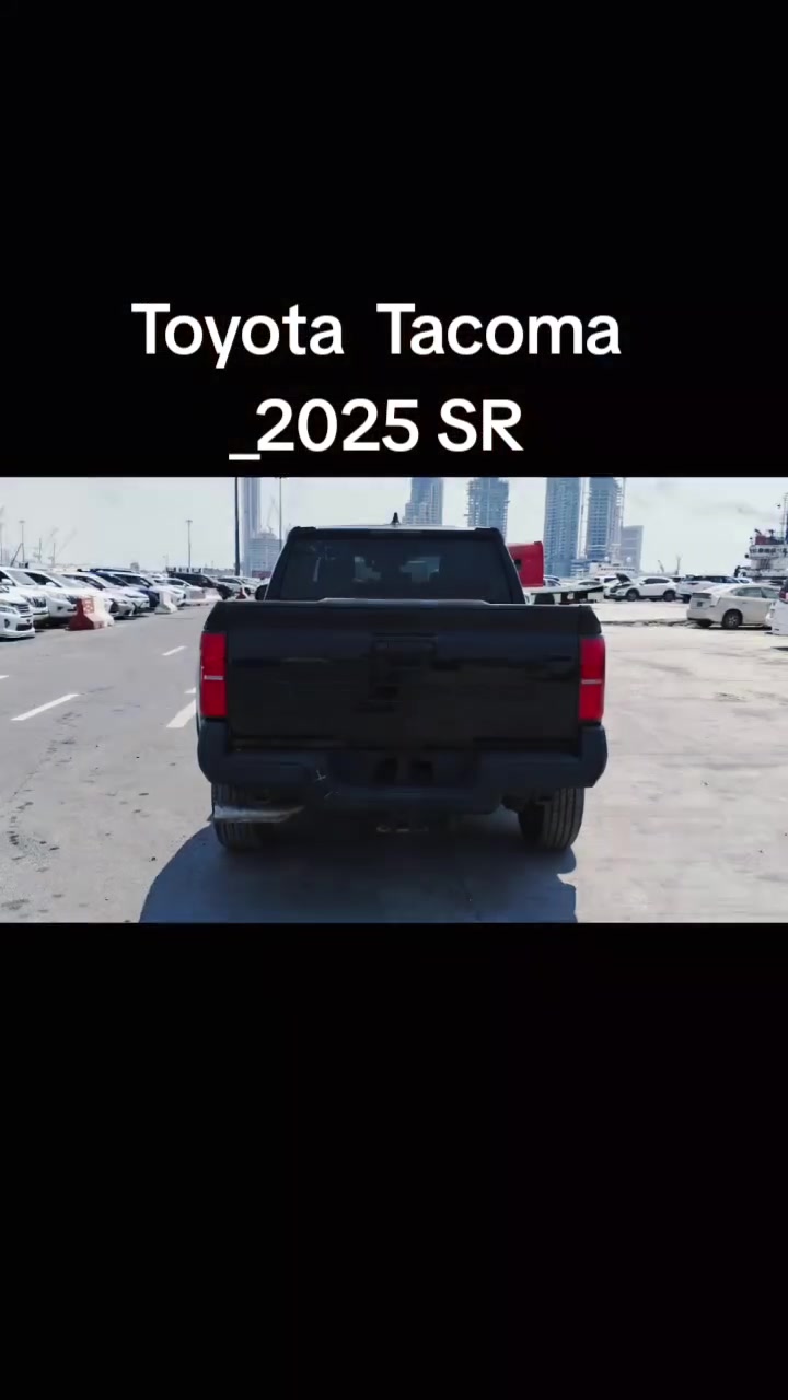 وصول حديث..Toyota Tacoma..2025 SR.محرك 4 سلندر ( 2.4 Turbo )،السيارة مكفولة من الشواصي والدواخل وألأيرباكات، بجم & خلف كبس،  ماشية فقط 5 الاف مايل، دفع خلفي، صور الحادث مرفق..السيارة في دهوك وتترقم شمالي، السعر 270$ مع مجال ..***********
