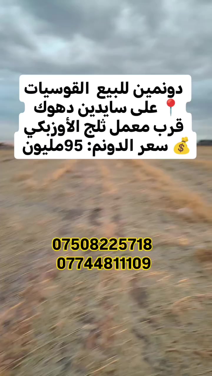 القوسيات • ٢ دونم • زراعة ٢٥ سنة