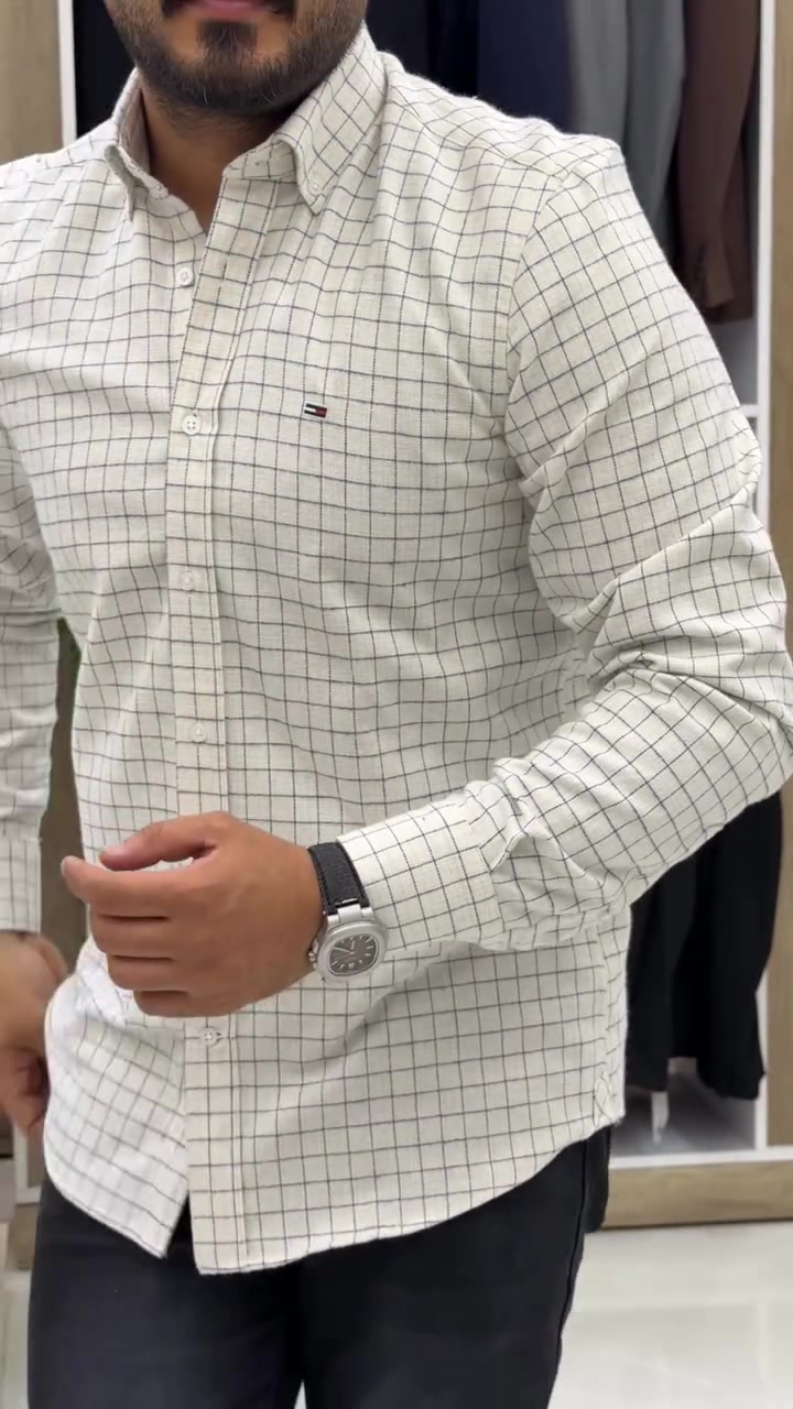 قميص كاروهات • صوف ناشف تركي • مقاسات S-XXL