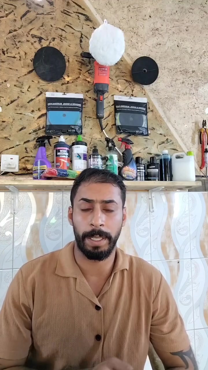 من رخصت ابو لكروب جميع سيارات الحديثه عنايه لسيارات بولش3مراحل وتكحيل ولسوادات ويوجد👍 فايبر كلاس وتطبيك دعاميات العنوان الشعب بانزيخانه سماء بغداد مدخل الجزار ***********
