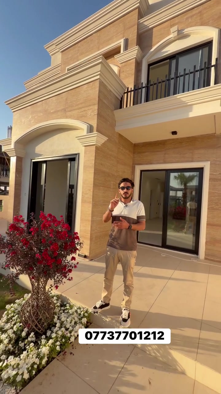 مساحة 220 م و +حديقه  55 متر  نظام ٥ دفعات و باقي اقساط شهريه 500$
