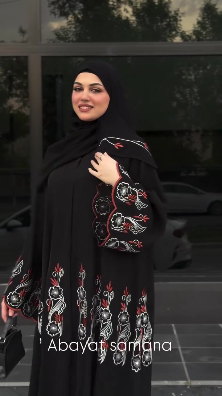 عباية سُمانه • جرجيت كوري • مقاسات ٥٢-٥٤-٥٦-٥٨