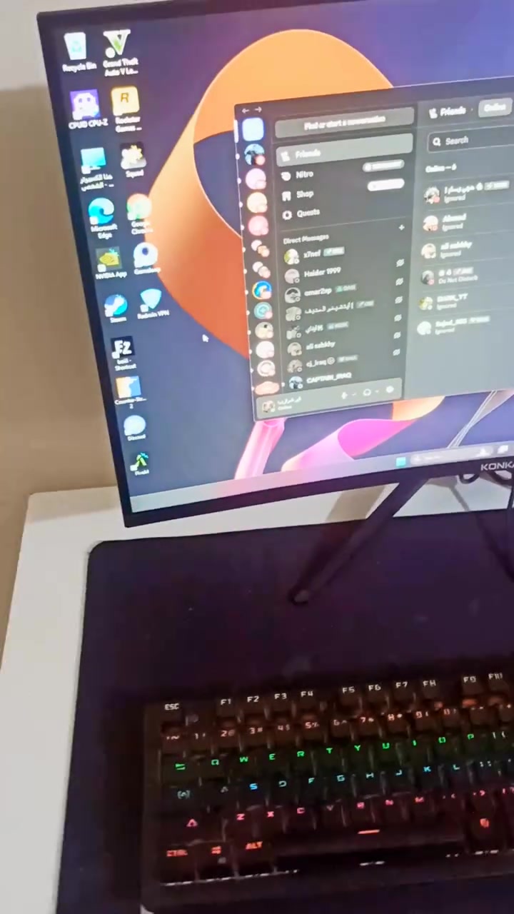 رايزن 5600x • 3060Ti • شاشة 27 165هرتز