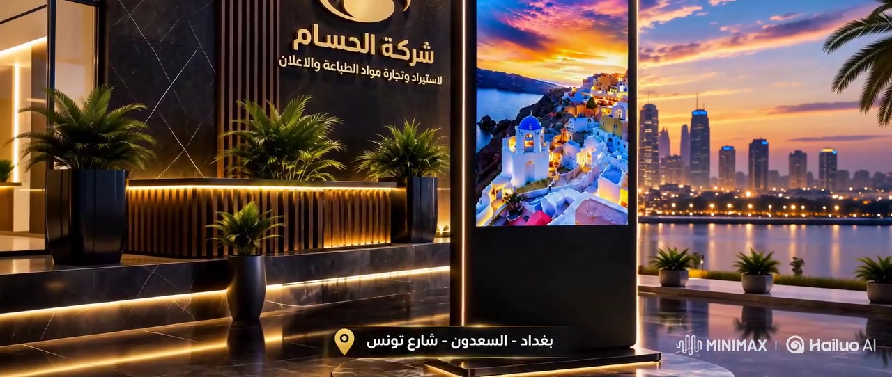 ✨ شاشة إعلانات عمودية 4K ✨

خلّي إعلانك يلفت النظر من أول لحظة بجودة صورة فائقة الوضوح وألوان قوية ومميزة.
مناسبة لـ محلات الكوزمتك – الكوفي شوب – الشركات – المكاتب – المحلات التجارية – المعارض .

✅ دقة عرض عالية جداً 4K Ultra HD
✅ تصميم عمودي أنيق وفخم
✅ عرض الصور والفيديوهات والإعلانات باحترافية
✅ ألوان واضحة وتفاصيل دقيقة
✅ مثالية للعروض، المنتجات، الأسعار والإعلانات الترويجية
✅ تضيف لمسة عصرية وراقية للمكان

📺 شاشتك مو بس عرض… هي واجهة إعلان تجذب الزبون وتبرز نشاطك.

قياسين :

55"     بـــ      1.250.000*
43"     بـــ      *900.000

📍1- العنوان : بغداد - السعدون - ساحة النصر - شارع تونس.
📞 للتواصل والاستفسار:
المبيعات: *********** -***********

📍2- الديوانية - الجمهوري - تقاطع جامع الحكيم
-*********** / ادارة المبيعات
*********** / ***********
الإدارة: *********** - ***********
