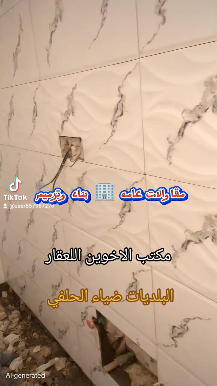 يعلن مكتب الاخوين اللعقار
مقاوالات عامه 🏢 بناء وترميم كرسته وعمل نجاز العمل يكون درجة اولاه تغليف واجهيات العمل يكون درجة اولاه والتزام بل المواعيد والمزداقيه 
عنوان المكتب البلديات ضياء الحلفي 
الاستفسار أكثر الاتصال على رقم ☎️ الاهاتف 👇 
*********** أبو عبد الله اللامي متواجد وتساب او خاص 
*********** أبو جعفر الرسيتماوي
