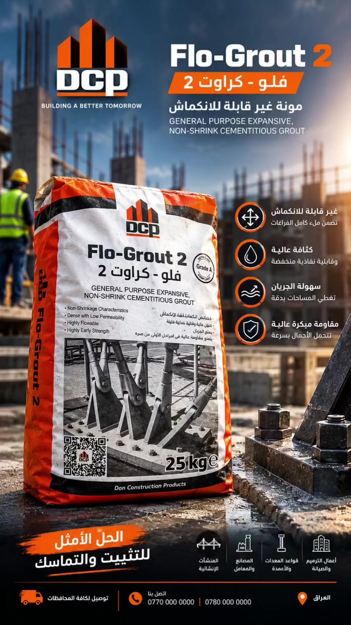 Flo-Grout 2 • كراوت إسمنتي • ميسان