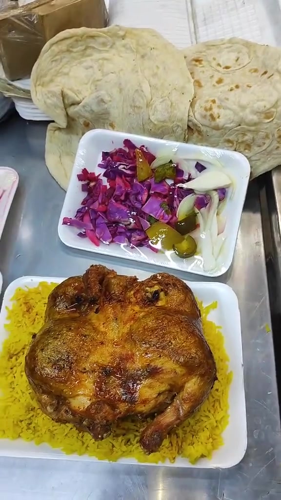 كركوك • دجاج محشي • دجاج فحم