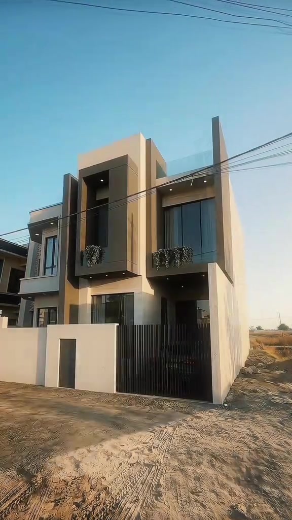 تصميم اشراف تنفيذ مكتب قصر الهندسة  منزل بمساحة 150متر مربع واجهة المنزل 6متر  صمم بنظام المودرن اجمل التصاميم وابدع في التنفيذ مع مكتب قصر الهندسة 🏗️👷🏻‍♂️🤍 *********** *********** #مكتب_قصر_الهندسة #إكسبلور #explore #واجهات_خارجية #ديكورات 
