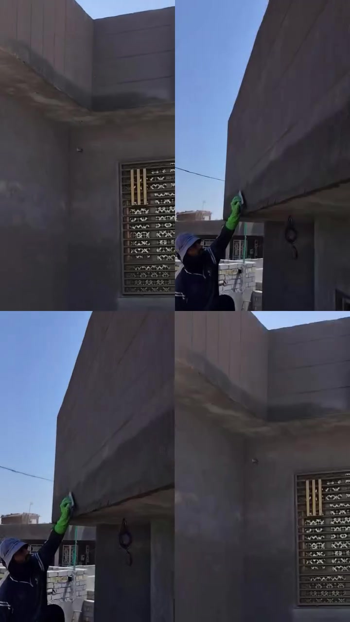 لبخ اسمنت • جص • استلام مهندس