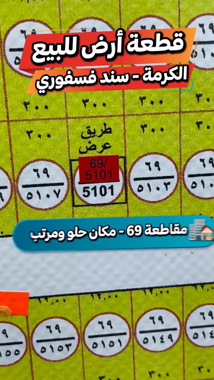 أرض • الكرمة • سند فسفوري